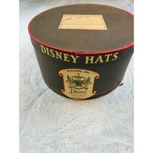 Vintage Disney Hats Exclusive Hatter New York Round Hat Box Storage Container